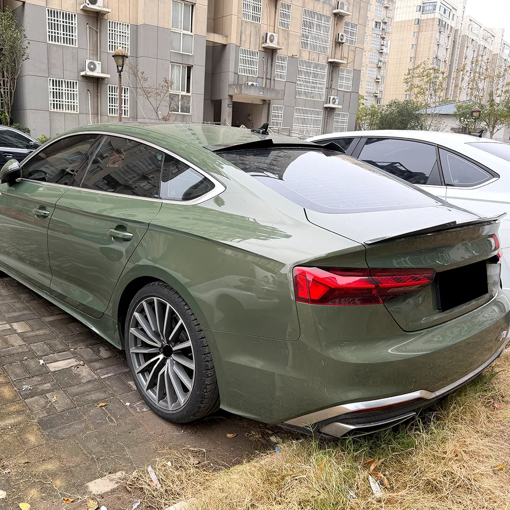 

Car Roof Spoiler Rear Tailgate Top Spoiler ABS Wing For Audi A5 S5 RS5 F5 Sportback 4-Door 2017-2024 Accessories