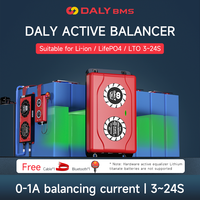 Daly Balancer Li-ion LFP battery Active Equalize 12V 24v 36V BMS Smart Active Balance Accessories 1A Current 3S 4S 6S 7S 8S10S