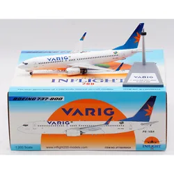 IF738VR0424 Alloy Collectible Plane Gift INFLIGHT 1:200 VARIG Airlines Boeing B737-800 Diecast Aircraft Jet Model PR-VBA