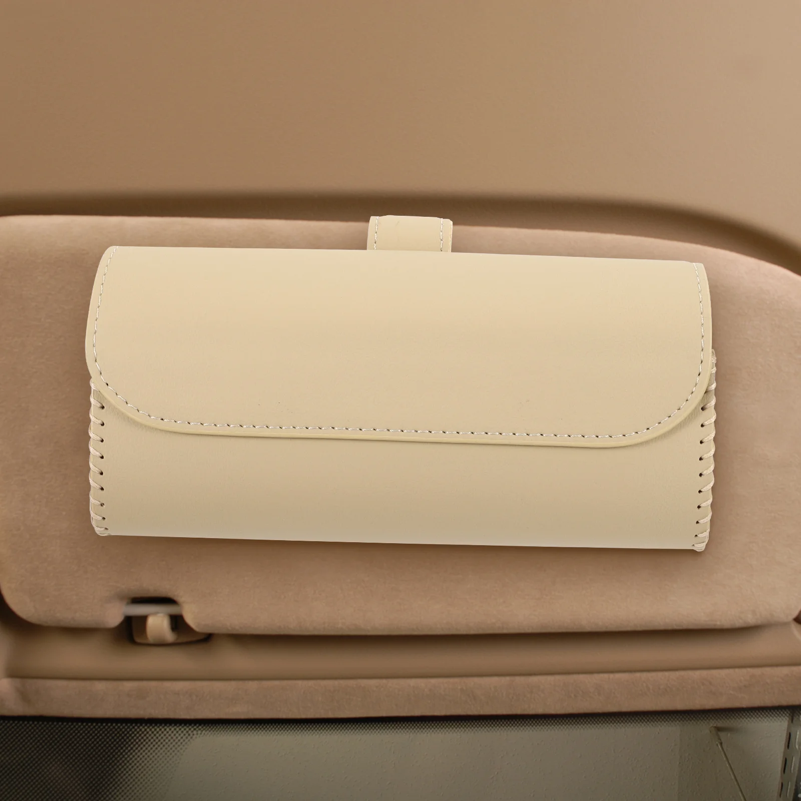 

Car Glasses Holder Sunglasses Case For Automobile Eyewear Storage Box Car Organizer Durable Clip Design Suv Truck