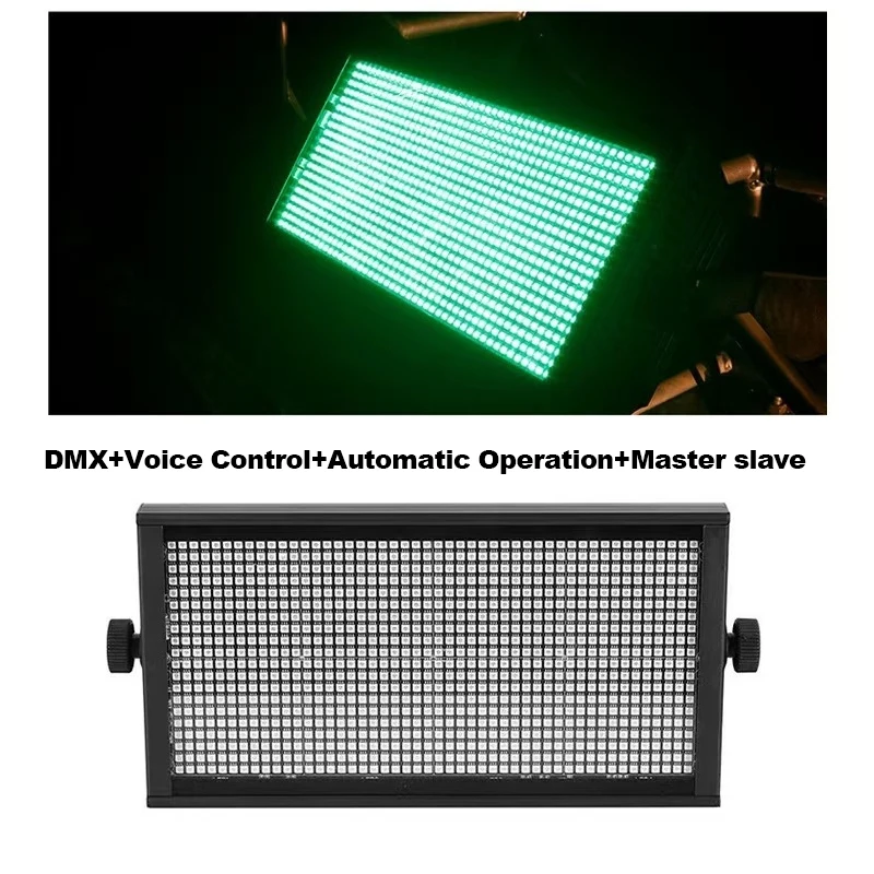 1/2PCS 200W Stage Light Bar Wash Strobe Lights 960 RGB LEDs DMX512 0-20Hz Strobe  DJ Lights For Party Disco Wedding Holiday KTV