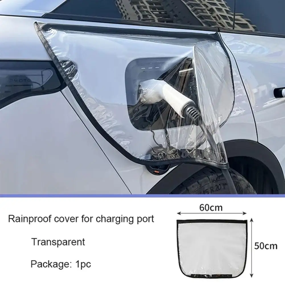 Car New Energy Charging Port Rain Cover Rainproof Dustproof EV Charger Guns Protection Electric For VOYAH FREE 4 ZEEKR