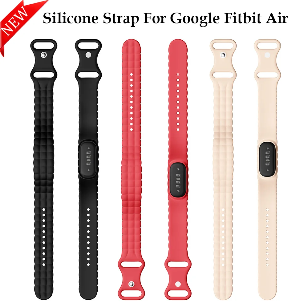 Silicone Loop For Google Fitbit Air Band Replacement Sport Breathable Wristband Lightweight Bracelet Correa For Fitbit Air Strap