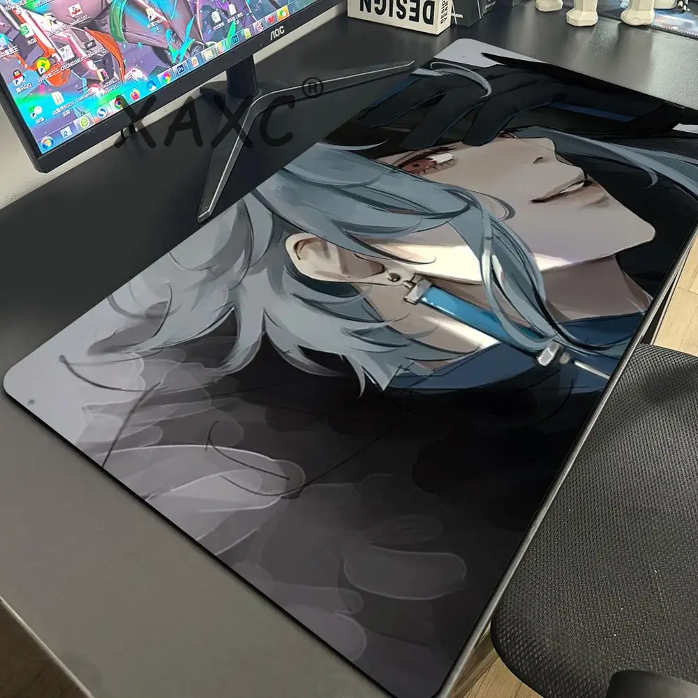 Anime Game The Doctor II Dottore Mouse Pad Mice Mat Desktop Keyboard Mat Cosplay Otaku Gaming Playmat Gft