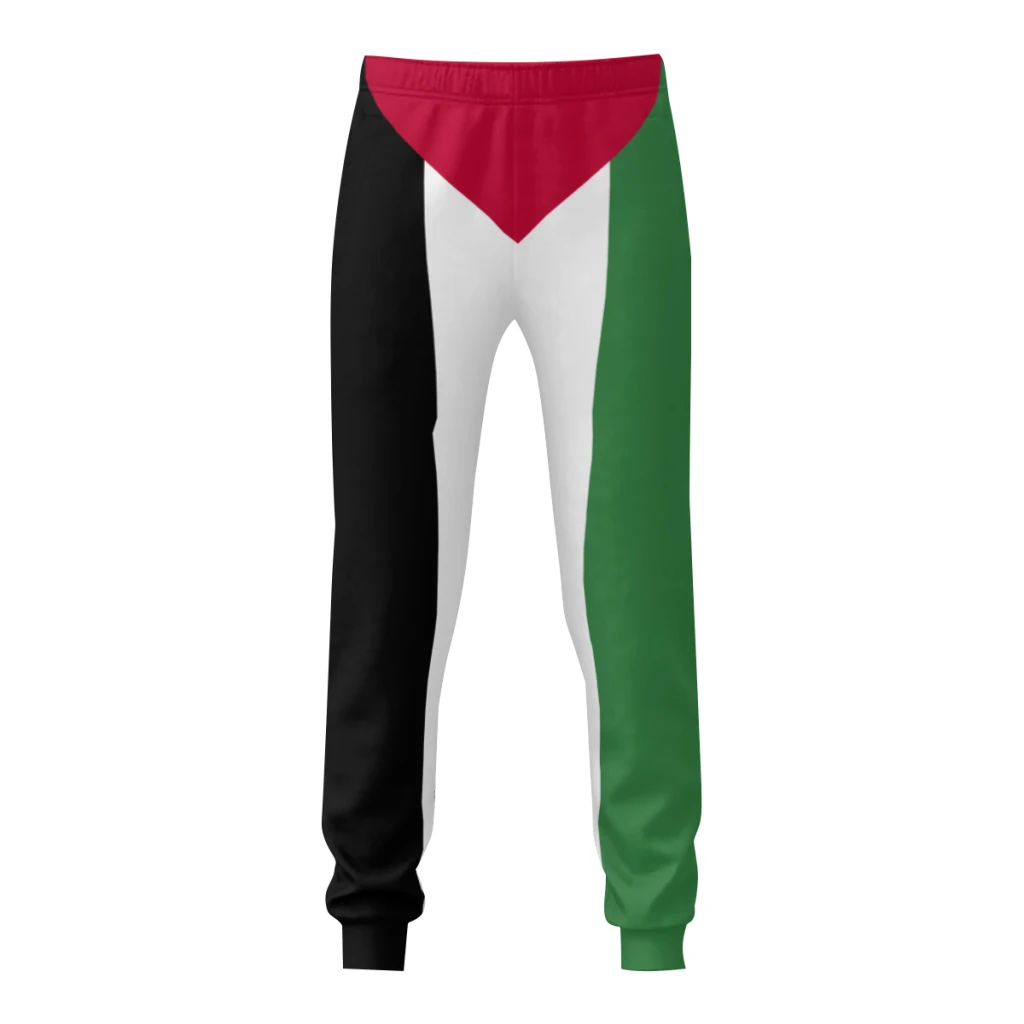 Pantaloni sportivi da uomo con bandiera della palestina con tasche pantaloni sportivi da uomo pantaloni sportivi Casual con coulisse