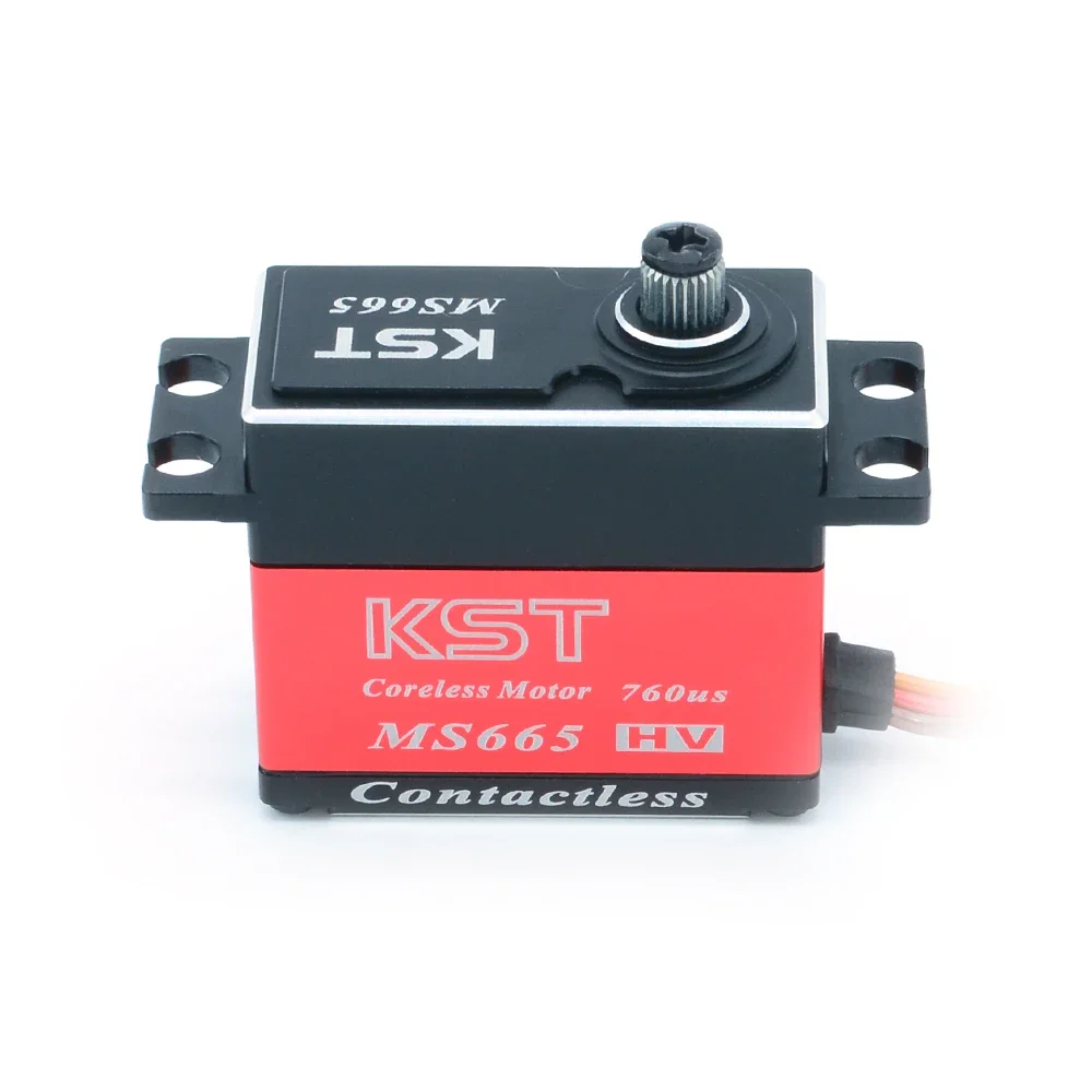 KST MS665 8.4V 7kg 0.05sec Coreless HV Metal Gear Digital Servo Motor for Fixed-Wing Drone UAV RC Car Boat Robot Arm Helicopter