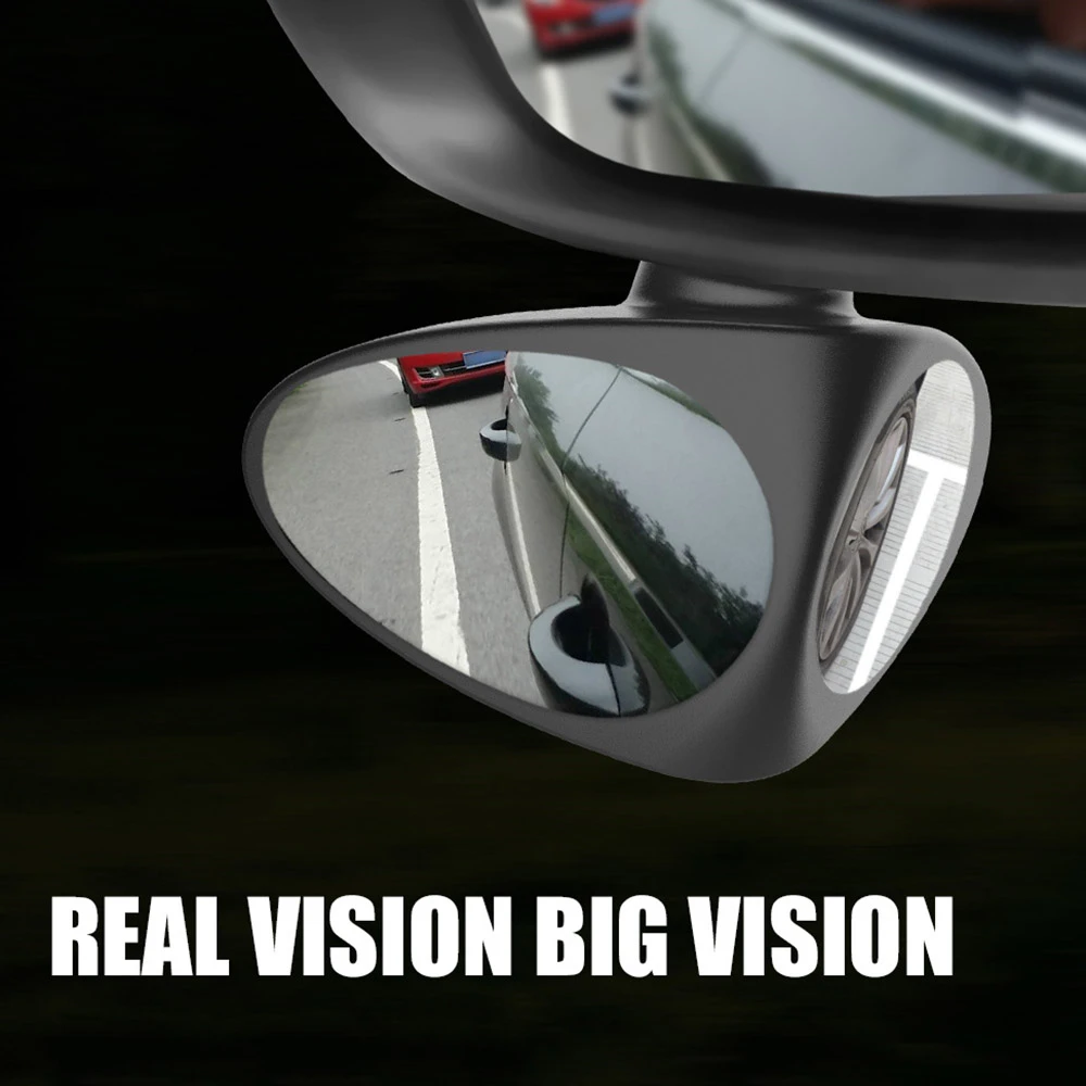 360 Degree Rotatable Side Car Blind Spot Convex Mirror Automibile Exterior Rear View Parking Mirror