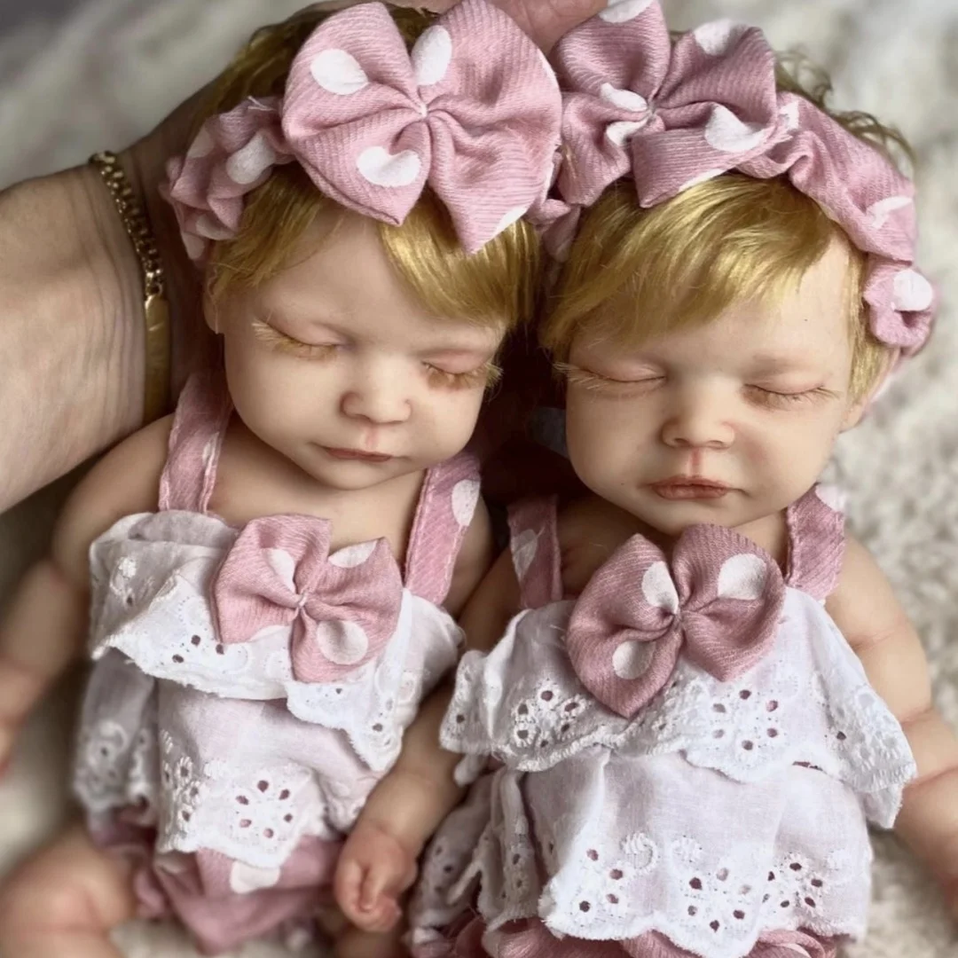 26cm Can Washable Silicone Bebe Reborn Girls With Rooted Hair 3D Painted Skin Reborn Doll LIifelike reales para niñas