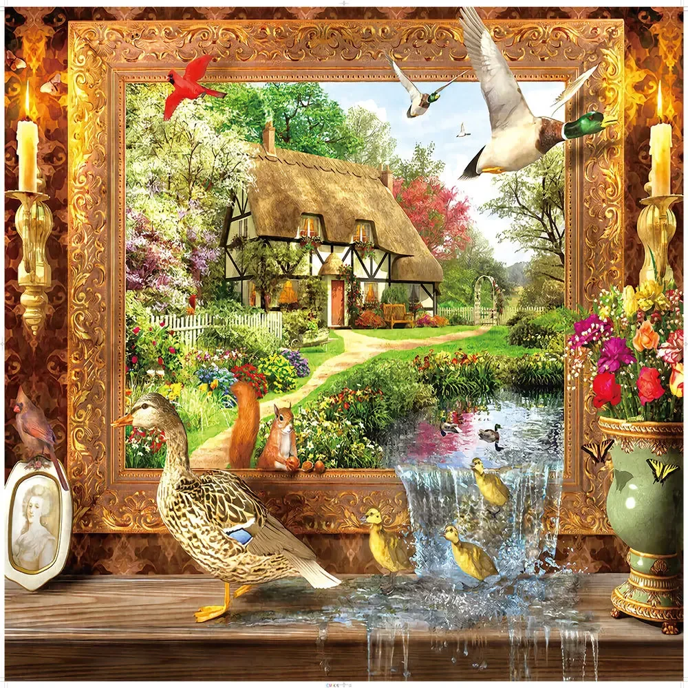 

Adult Jigsaw Puzzle 1024 Pieces Puzzle Toys Landscape Animation Paper Puzzle Decorative Painting Exercise Brain Thinking