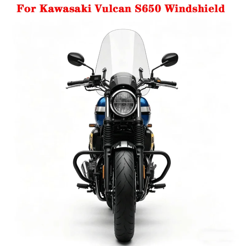 

For Kawasaki Vulcan S650 cruiser Motorcycle Windproof Wind Screen Windshield Visor Deflector sun visor Modification Accessories
