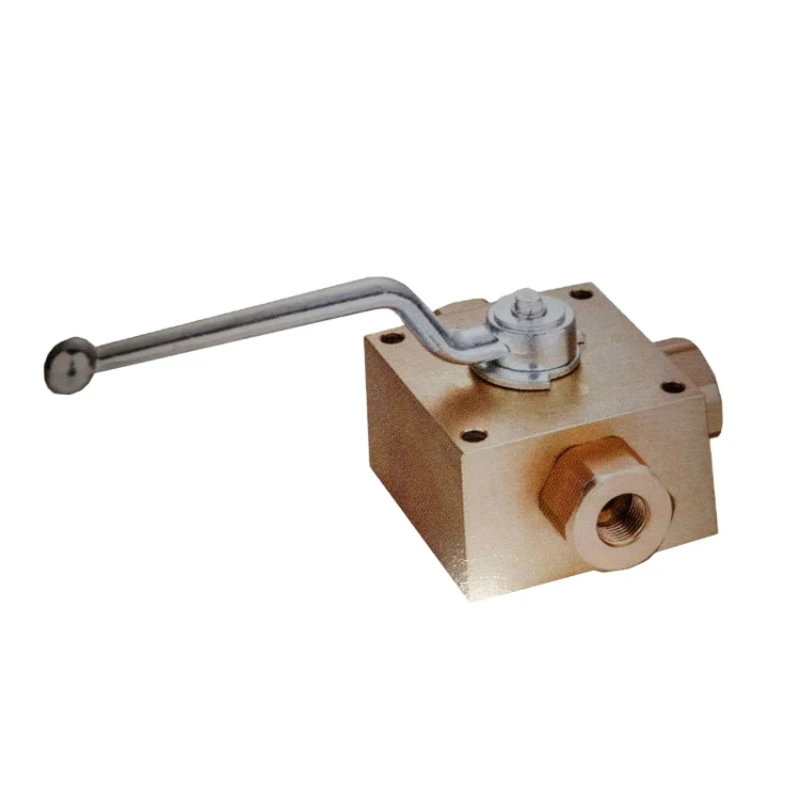 gate Multi-way with thread connectors high pressure ball valve KH3 / 4-M36x2 315 500bar DN 18mm