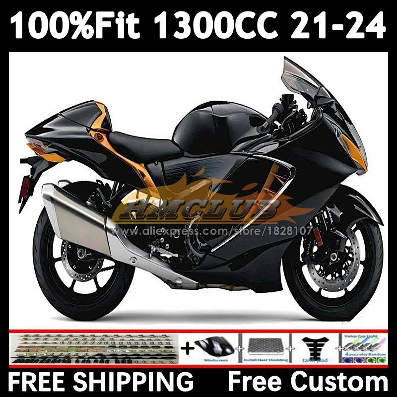 Injection Body For SUZUKI Hayabusa GSXR 1300 CC 2021 2022 2023 2024 40No.36 GSXR-1300 GSXR1300 black stock 21 22 23 24 Fairing