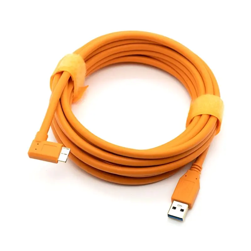 【HOT-PRICE!】Type-C For Canon 5D Mark IV 5DSR 1DX2 For Nikon D850 D5 Camera USB-C To Micro-B 3.0 Tethering Cable 5M Tethered Shoo