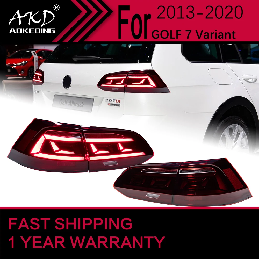 Car Lights for VW Golf 7 Variant LED Tail Light 2013-2020 Variant Rear Stop Lamp Brake Signal DRL Reverse Automotive Accessories