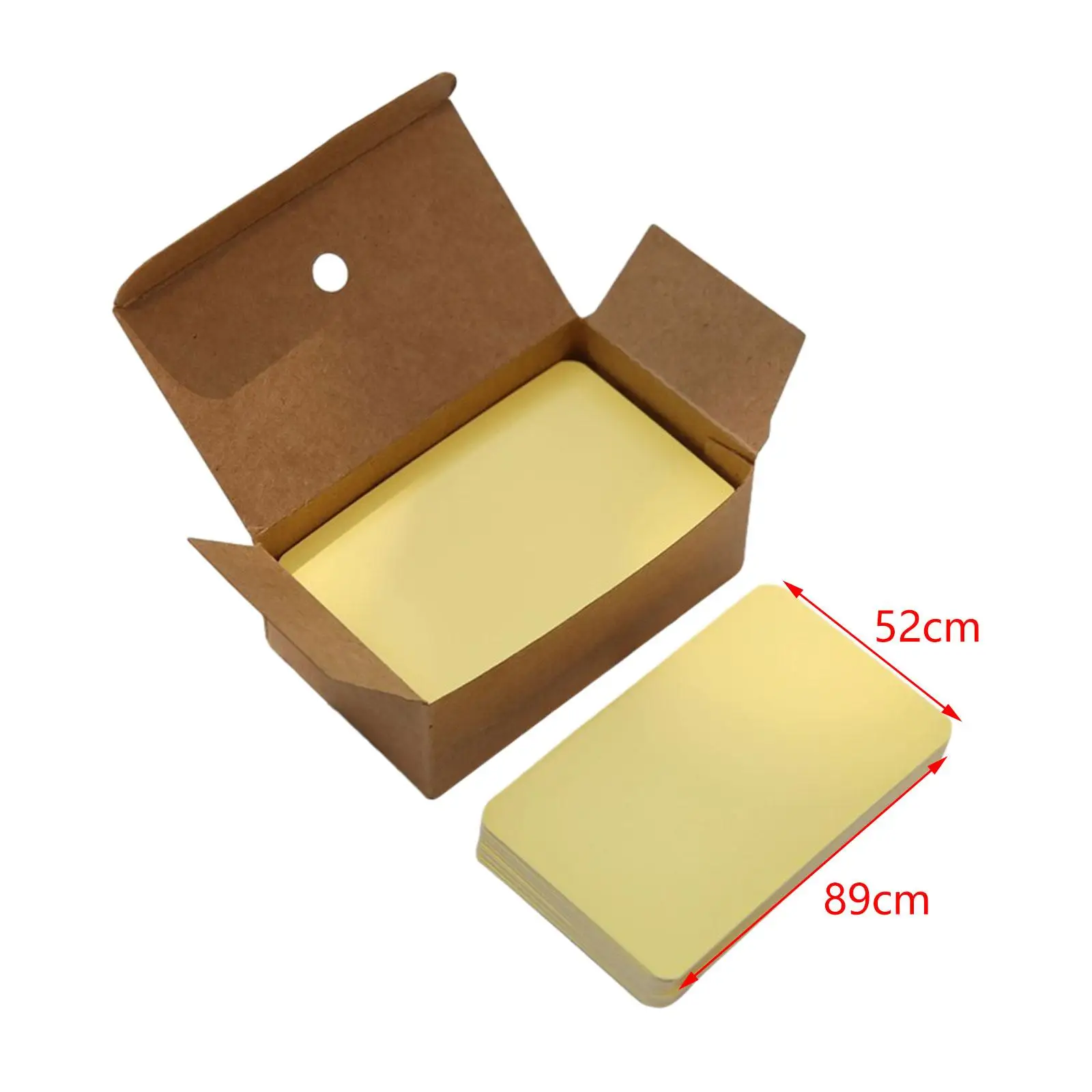 100x Small Blank Business Cards Heavy Card Stock Cardstock Paper Paper Message Note for DIY Party Invitations Gift Tags Label