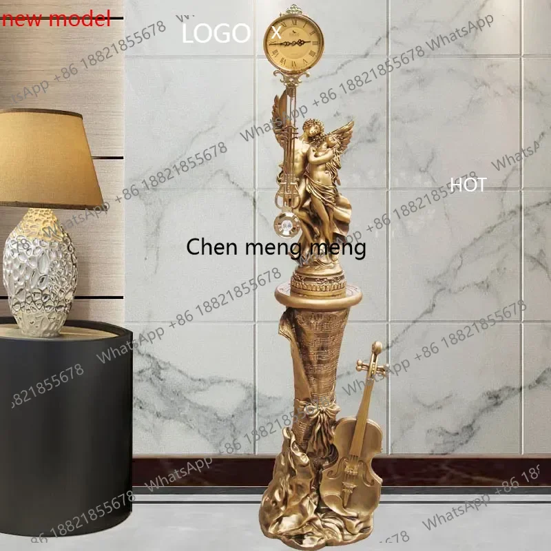 

d178 European living room floor-to-ceiling clock fashion craft clock decorative ornament European art vertical new Chinese style