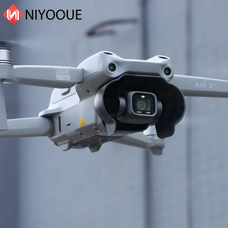 Heightening Plate Lens Hood  Anti-glare Cover Gimbal Protective Cap Sunshade Accessories for DJI Air 2S/Mavic Air 2