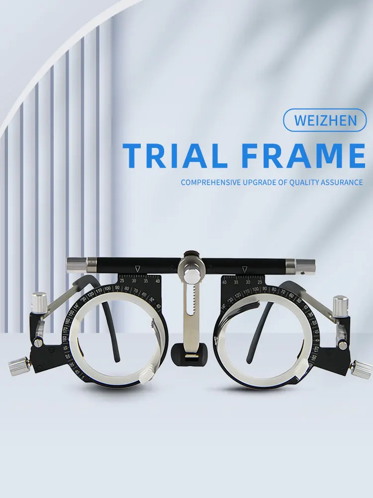 Optical Instrument International Trial Lens Frame Super Light 60g Titanium Ophthalmic Made Adjustable For Hot Sale Free Shipping