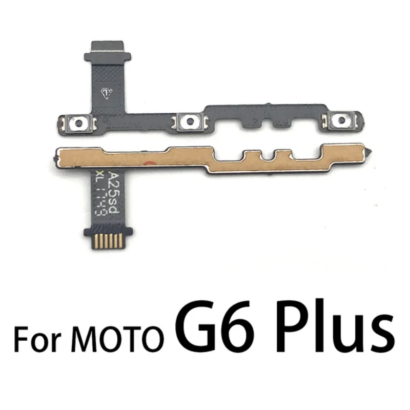 Power On Off Flex Cable For Motorola Moto G5 G6 G4 G8 G7 G9 Plus Play Power Lite One Hyper Fusion Volume Button parts - view 2