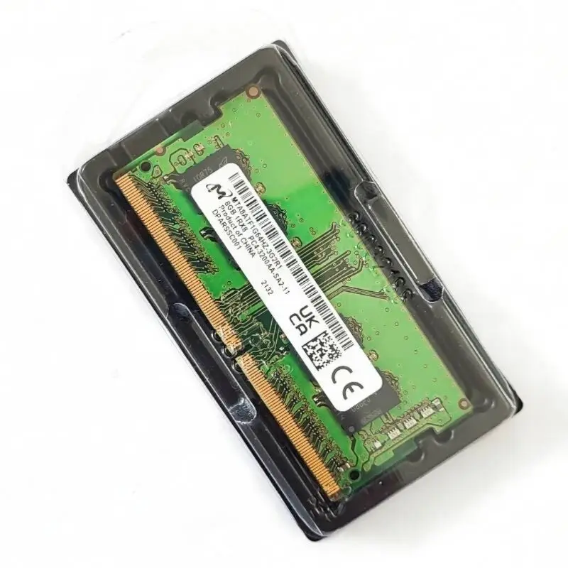 Micron DDR4 RAM 8 GB 3200 MHz 260Pin 1,2 V Laptop-Speicher DDR4 8 GB 1RX8 PC4-3200AA-SA2-11 SODIMM Notebook-Speicher