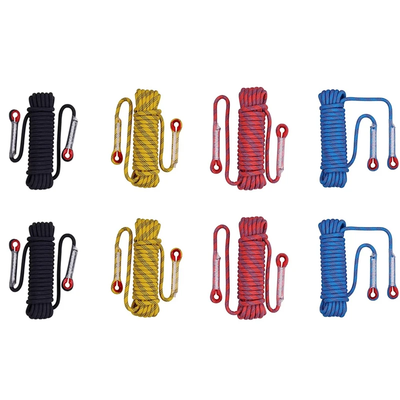 

A7THK-12Mm Safety-Life Rope Climbing-Rope Static Rock Mountaineering Rope Outdoor Survival Fire Escape Car Rescue