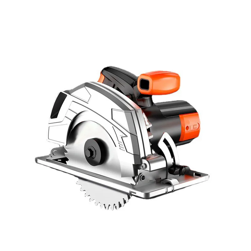 Electric Circular Saw Invertible Design Adjustable Depth Bevel Cut  Metal Base Plate Inverted Cutting Woodworking Power Saw Kit
