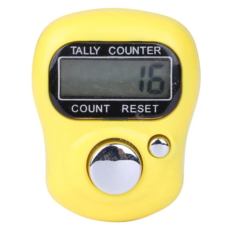 Mini-Fingerzähler, islamische Perle, 5, digitale LEDs, elektronischer Handzählzähler, Clicker-Zählerring