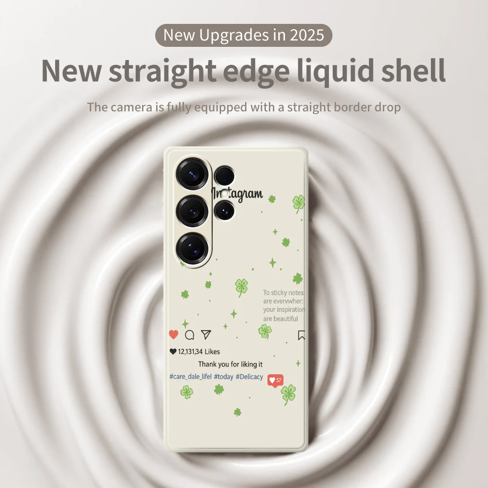 حافظة لهاتف سامسونج جالاكسي S25 S24 S23 S22 S21 S20 Ultra Plus S23 FE S21FE S20FE S10 Plus غطاء سيليكون Coque