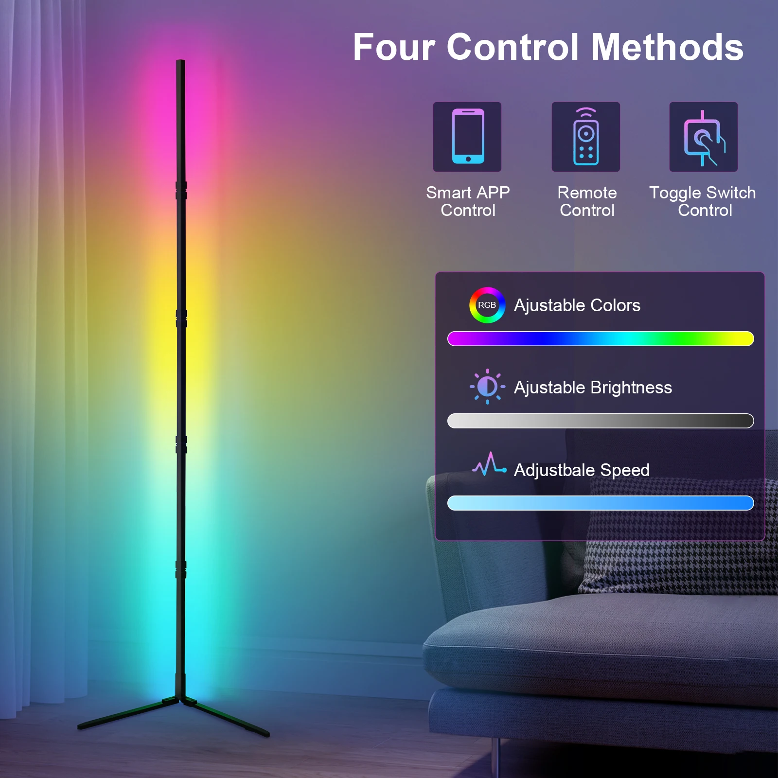 Thumbnail 3 - #26 Latest RGB Floor Lamps Offers