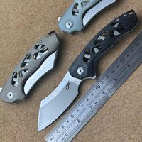 Eafengrow EF945 D2 Steel Ball Bearing Flipper Folding Knife G10 Camping Hunting Kitchen Survival Outdoor EDC Tool Utility Knife