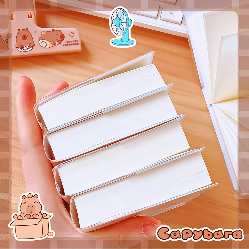 Kawaii stationary supplies Office accessories weekly planner Notepad school cute capybara mini Portable Notebooks Scratch paper