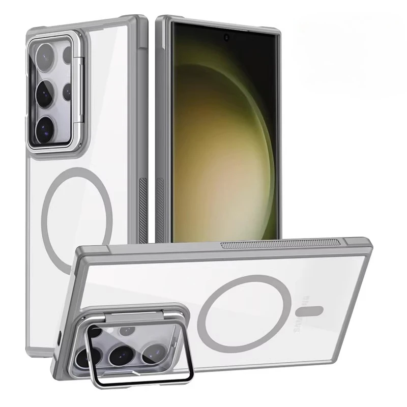 

For Samsung Galaxy S26 Ultra Plus Magnetic Wirelesss Charge Case For S26Ultra S26Plus Camera Protector Holder Shell Cover