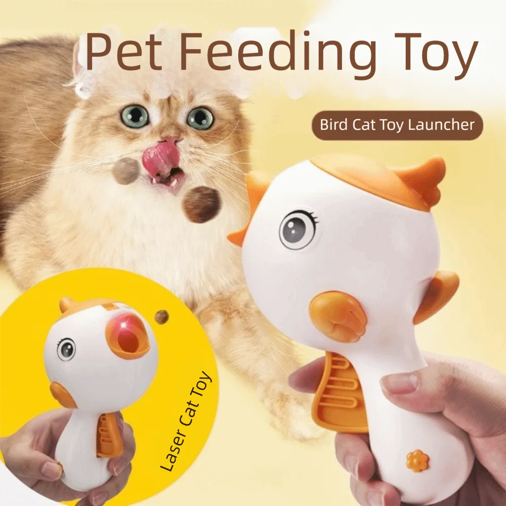 

Handheld Dog Snack Launcher Cartoon Portable Dog Snack Feeder Automatic Plastic Pet Treat Dispenser Pet Training