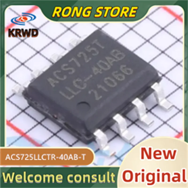 

2 шт. ACS725LLC-40AB, новый оригинальный ACS725LLCTR-40AB-T, ACS725LLCTR-40AB, ACS725LLCTR