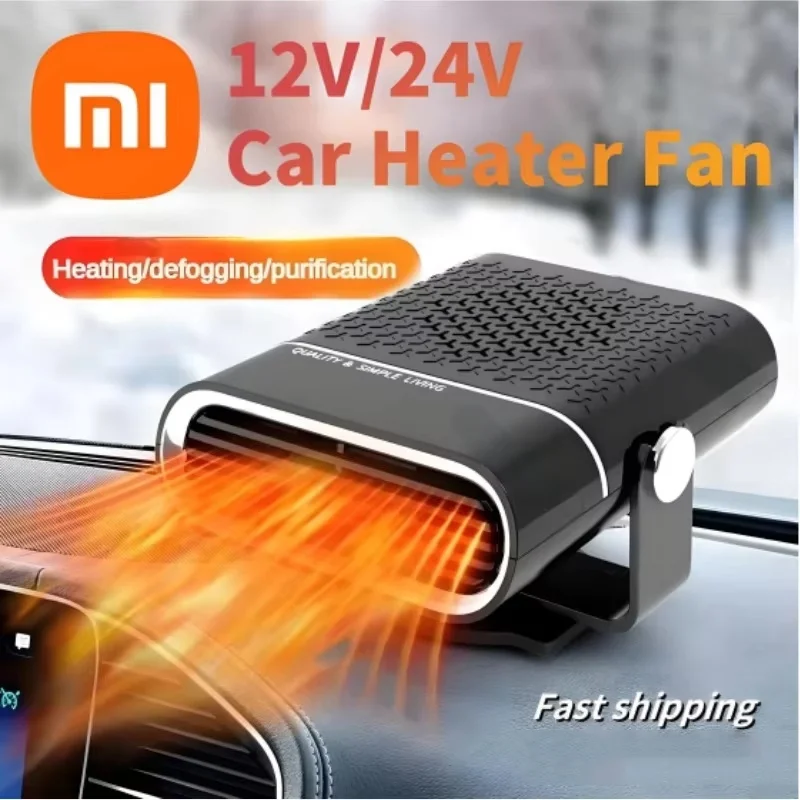 Xiaomi Mijia-calentador portátil para coche, calentador de 12v, 24v, parabrisas, desempañamiento automático, descongelación, calentamiento rápido