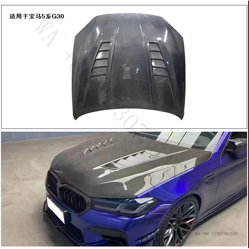 Hot Suitable BMW 5 F90 carbon fiber , M5 6 Series M6 engine hood modified with ventilation holes for heat di
