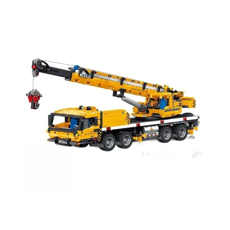 

Engineering series excavator assembly building block model