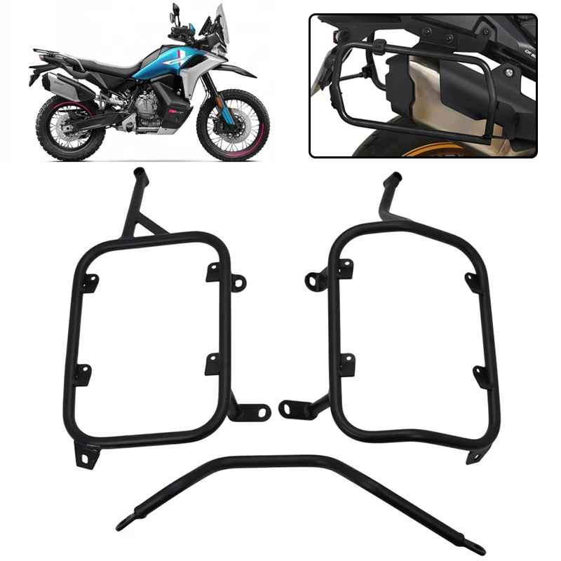 For CFMOTO 800MT-X 800MTX Side luggage Panniers Rack Side Case Box Saddlebags Bracket 800 MT-X MTX800 2024  Motorcycle
