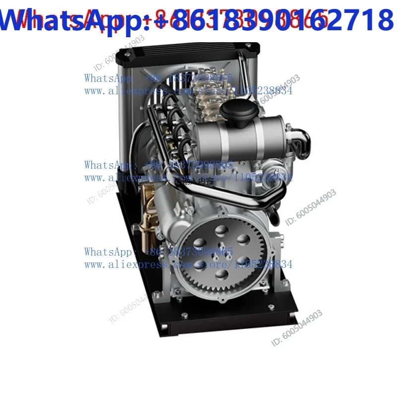 The new Saturn culture d-iesel engine model metal assembly can start the mini engine mechanical assembly toy