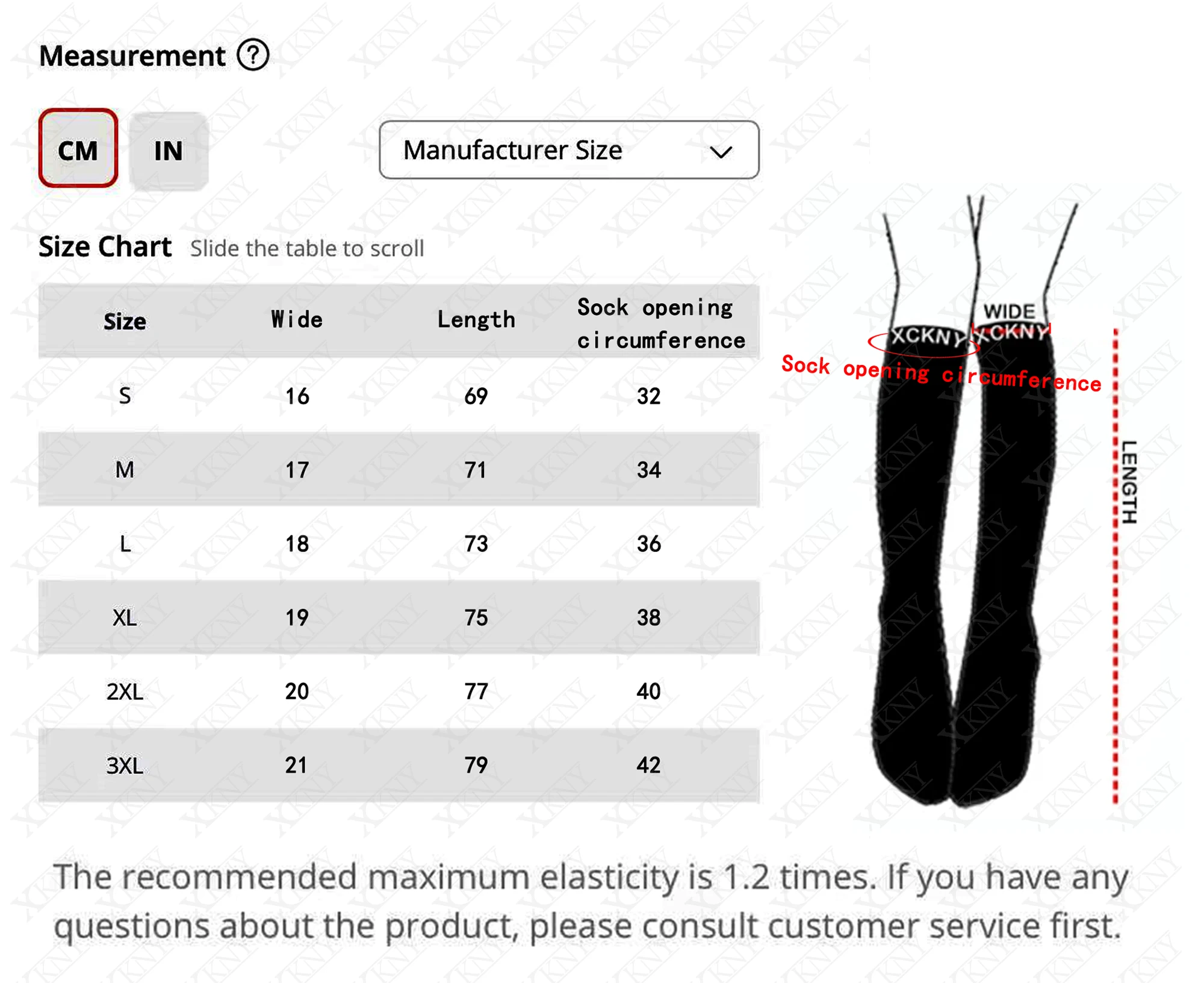 XCKNY Glossiness Series socks solid color silky high elastic stockings two-dimensional thin knee length Sports swim socks