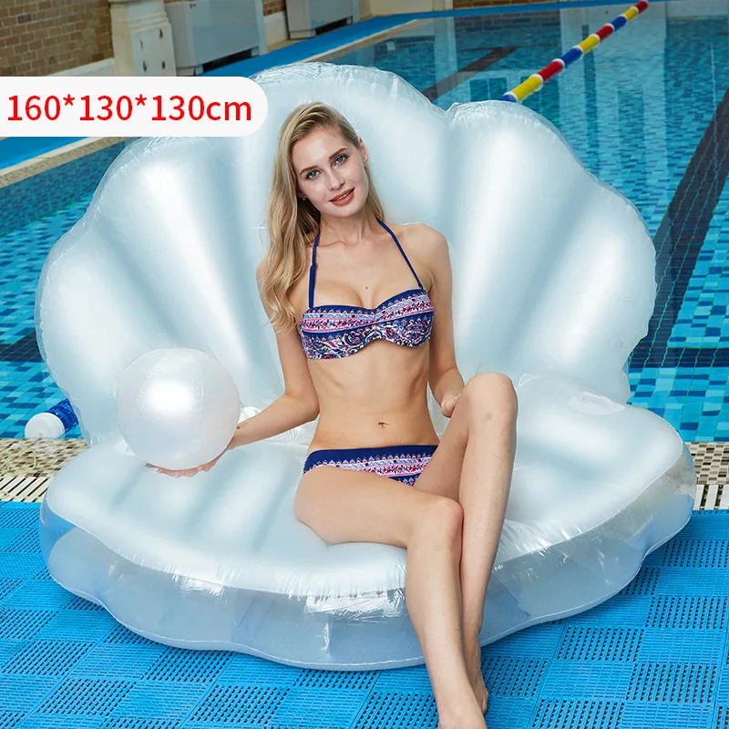 

Pool Rafts Inflatable Ride-ons Play Water Fun Fold PVC Sofa Inflate Lounge Chair Floating Summer Swimming Seaside Beach