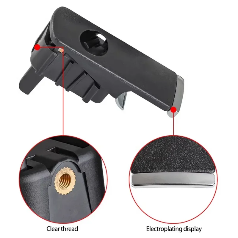 

1PC Car Glove Box Lock Lid Handle Without Hole For Audi A4 8E B6 B7 2002-2008 Left-Hand Drive 8E1857131 With Hole Car Accessory