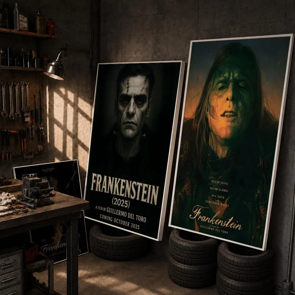 Frankenstein Movie Poster HD Wall Art Home Decor Waterproof Print Bedroom Garage Party Gift