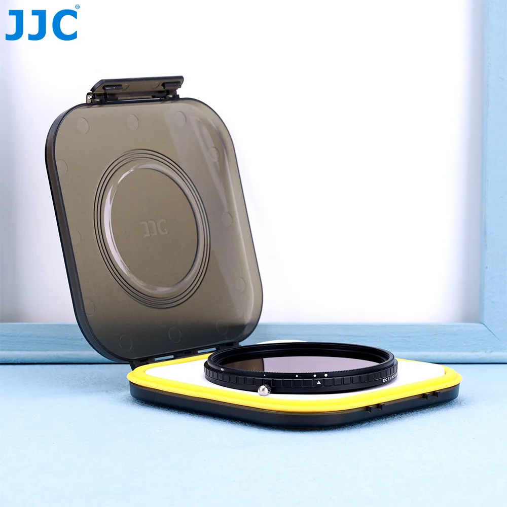 JJC Luxury Lens Filter Case Holder Pouch UV ND CPL Filter Box Waterproof Photography Accessories 49mm 52mm 58mm 67mm 77mm 82mm