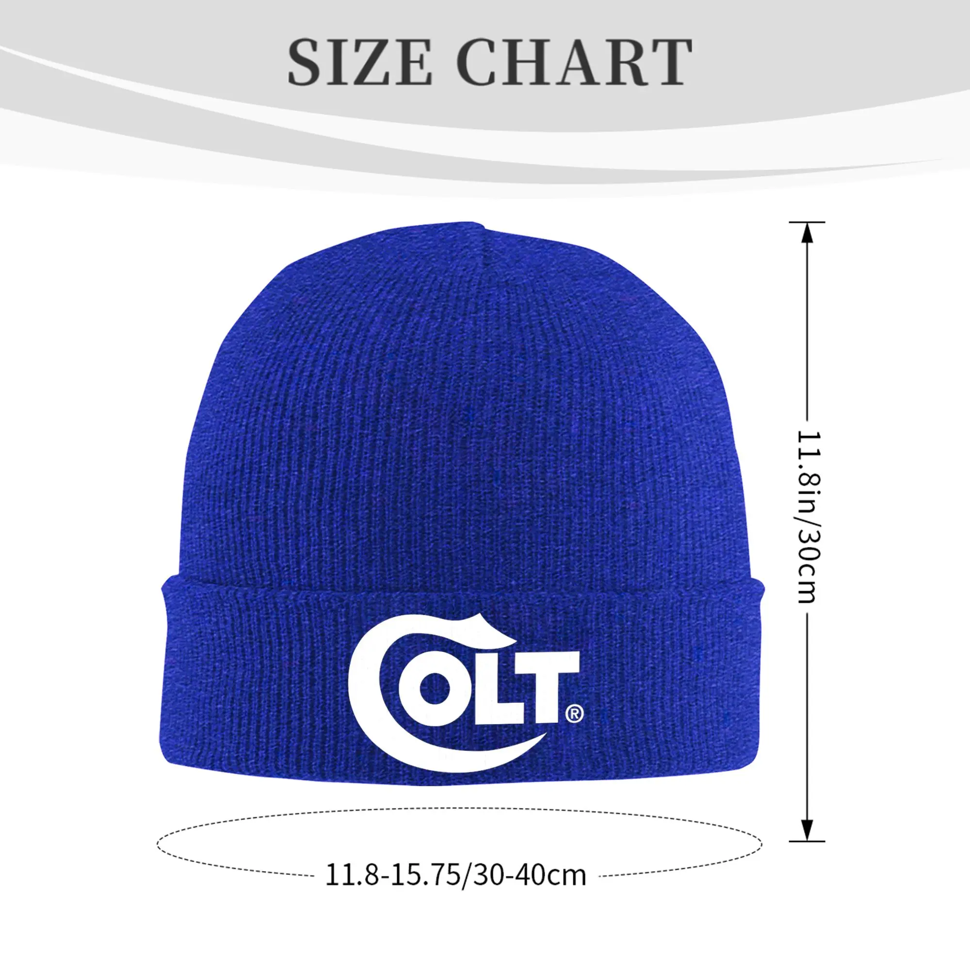 Colt defense Handgun Logo Winter Skullies Beanies Hat Warm Autumn Knitted Hats Bonnet Caps for Women Men