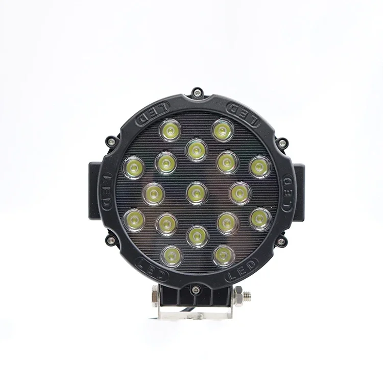 Hot Sell 60W Led Work Light Ip67 Motorcycle Light Black Spot Flood Lamp