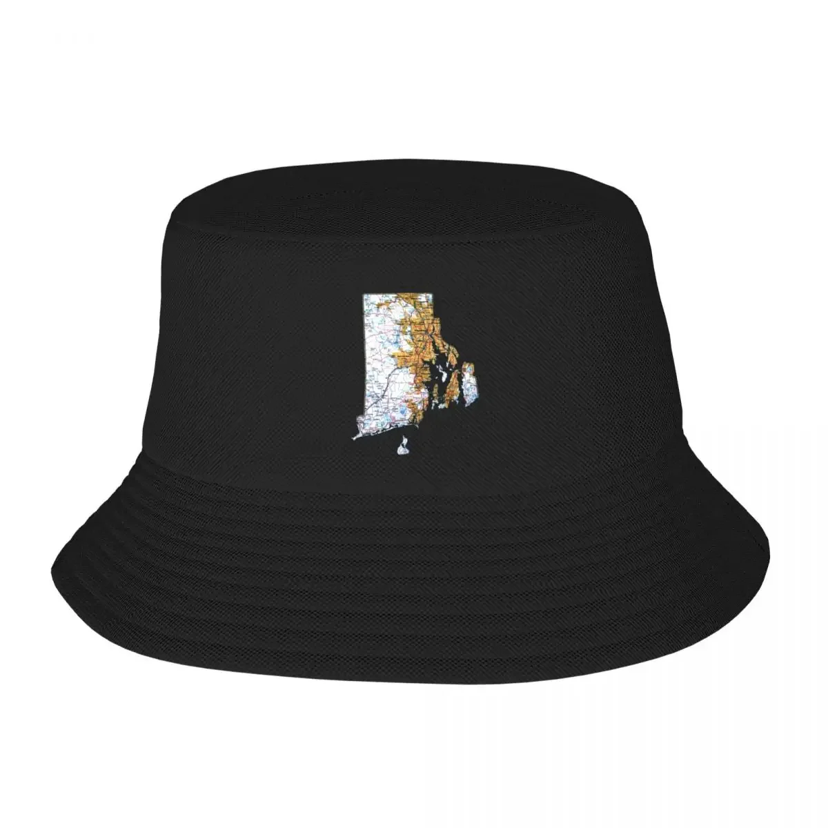 

Rhode Island Roadmap Bucket Hat Cap Man Hat Beach Women's Hats 2024 Men's