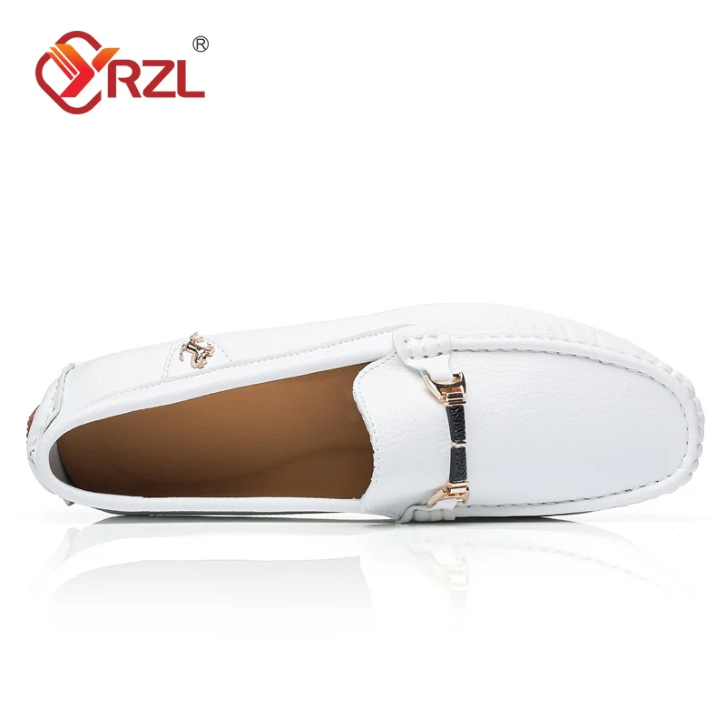 YRZL Handmade Leather Casual Men Shoes Design Loafers Man Comfortable Slip on Men Loafers Hot Sale Moccasins Driving Shoes