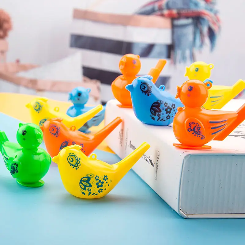 Farbe Wasser Vogel Pfeife Bad Musik Spielzeug Kinder Neuheit Frühen Bildung Puzzle Geschenk Musical Instrument eltern-kind-Interaktion