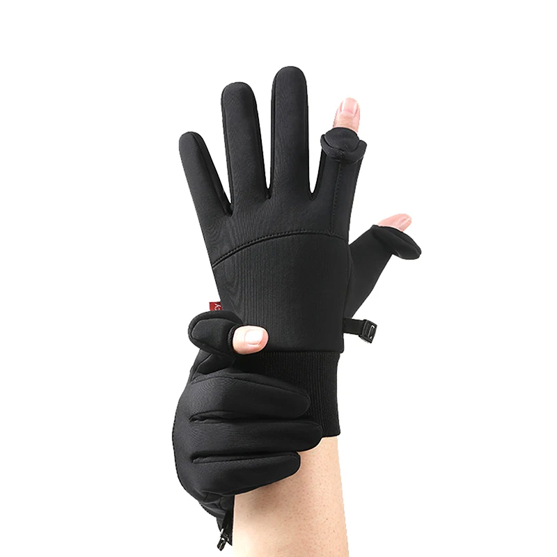 1 paar Winter Warme Touchscreen Handschuhe Outdoor Winddicht Wasserdicht Kalt-proof Handschuhe Männer Fahren Radfahren Angeln Ski Handschuhe